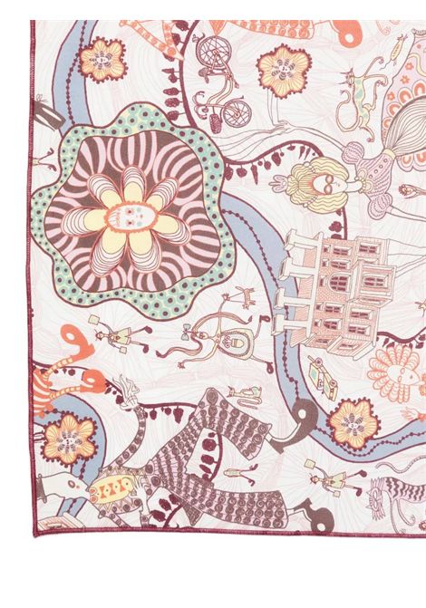 Foulard con stampa IL GUFO | A25GSP0003C4148680